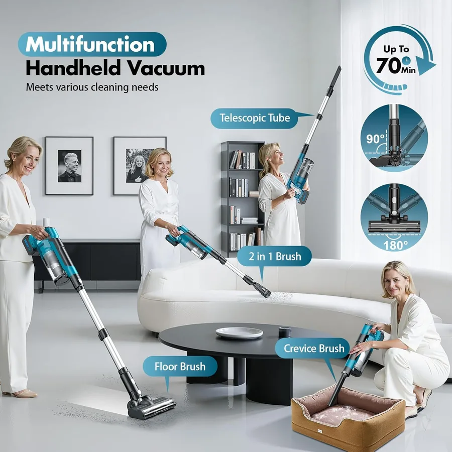 A 6-in-1 Handheld Vacuum for Every Room